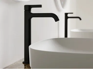 AURELIA - Single handle countertop brass washbasin mixer by Rubinetterie Treemme - view 2